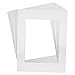 US Art Supply Art Mats Acid-Free Pre-Cut 16X20 White Picture Mat Matte Sets. Includes a Pack of 10 White Core Bevel Cut Mattes for 11X14 Photos, Pack of 10 Backers & 10 Clear Sleeve Bags