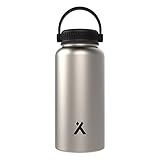 Bear Grylls Triple Wall Vacuum Insulated Water Bottle for 12 Hours Hot | 24 Hours Cold, BPA Free