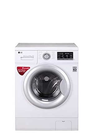 LG 6.5 kg Fully-Automatic Front Loading Washing Machine (FH0G7WDNL12, White)