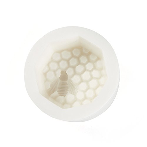 Moldiy Bee Honeycomb Shape Silicone Soap Art Craft Mold Wedding,Party,Gift - Thumbnail 6