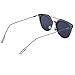 GAMT Desginer Vintage Sunglasses Retro Full-rim Metal Frame Round Lens Fashion Style Black Frame Black