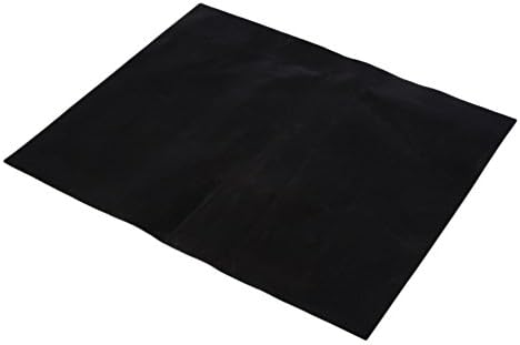 SuperStores 1Pc Black Reusable No Stick BBQ Grill Mat Sheet Hot Plate Portable Easy Clean Outdoor Picnic Cooking Tool 40x33cm
