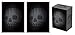 Legion SUPER Iconic SKULL Deck Box + 100 Matching DOUBLE Matte Finish BLACK Sleeves (fits Magic / MTG, Pokemon Cards)