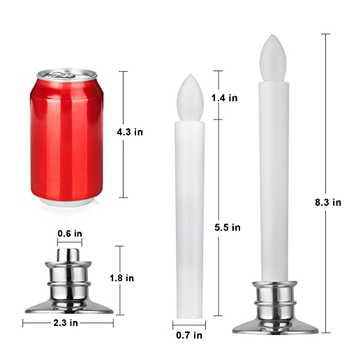 CelebrationLight Window Candles with Remote and Timers Battery