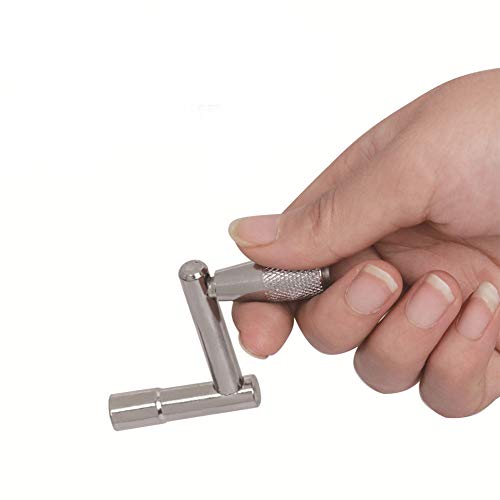 heaven2017 Set of 2 Professional Z Shaped Drum Key Continuous Motion Universal Drum Tuning Key