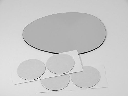 07-14 Mini Cooper / Clubman (Except 07-08 Convetible) Left Driver Mirror Glass Lens non heated w/ Adhesive USA Models without Auto Dimming
