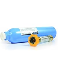 Camco 40043 TastePURE Water Filter with Flexible Hose Protector Greatly Reduces Bad Taste, Odors, Chlorine and Sediment in Drinking Water