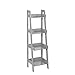 RiverRidge 02 4-Tier Ladder Shelf, 13 x 44 inches, Gray