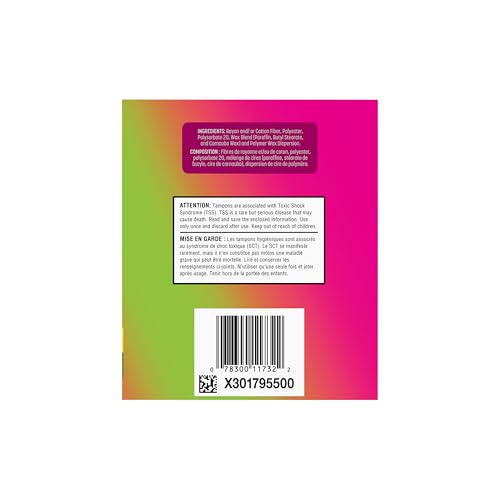 PLAYTEX SPORT TAMPONS MULTIPACK (24CT REGULAR/24CT SUPER), FRAGRANCE-FREE – 48CT | TAMPONS REGULAR AND SUPER, PLAYTEX TAMPON MULTIPACK, FEMININE CARE WITH 360 LEAK DEFENSE