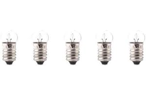 5X 6V 6W Bulb E10 Motorcycle Motorbike Roller Scooter Moped AUTO CAR Front Rear LAMP Light Screw Edison