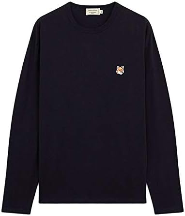 Amazon Co Jp Maison Kitsune メゾンキツネ フォックスヘッドロゴ ロンt Fukj0010 長袖tシャツ メンズ レディース 服 ファッション小物
