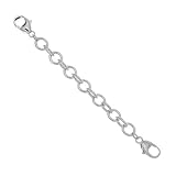 Sterling Silver 5.5.mm Bracelet Necklace Safety Chain 2