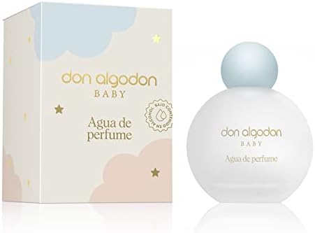 Don algodão perfume baby água eau algodão de parfum apt recém -nascidos, 93% natural, vegan, com agentes hidratantes .1ud, 100 ml