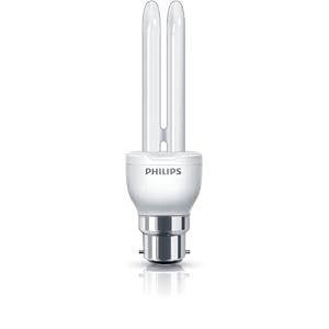 Philips Genie Staafvormige spaarlamp BC / B22 met bajonetfitting, 11 W, 1 stuk, levensduur: 10 jaar