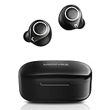 true wireless earbuds megivez bluetooth 5 0 tws headphones with charging case qualcomm aptx stereo sound touch control ipx5 waterproof 26h playtime built in mic sport in ear earphones