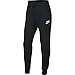 NIKE Sportswear Girls' Pants, Black/White, Large