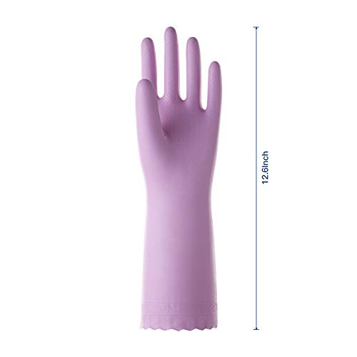image for LANON Protection Reusable Cleaning Gloves wahoo PVC Dishwashing Gloves