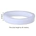 Color Scissor 50 Yards Stiff Polyester White Horsehair Braid Polyester Boning for Sewing Wedding Dress and Formal Gowns, 2 inch Width