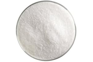 BULLSEYE GLASS CO. 5 Oz Clear Transparent Fine Frit - 90 Coe