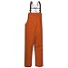GRUNDENS SH500 Men's Shoreman Bib Pant 500, Orange - L
