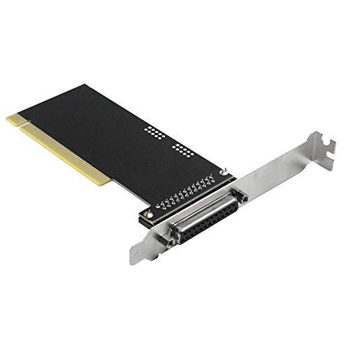 GODSHARK PCI to DB25 LPT Parallel Port Expansion Card with Low Profile Bracket, PCI Parallel Port Converter Adapter Controller for Desktop PC Printer