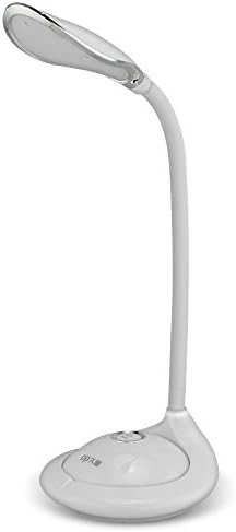 YoCoo LED Desk Lamp Gooseneck Table Lamp, Stepless Dimmable, Touch Control LED Bedside Lamp Reading Lamp Night Lamp for Office, Study Room, Bedroom, Children Study Homework