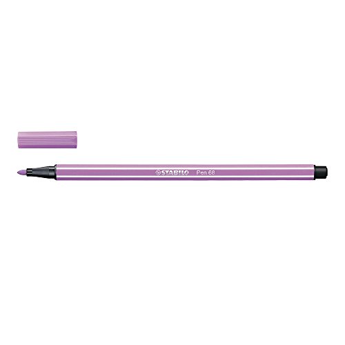 Stabilo Point 68, Bullet Fiber tip Single Pen, Light Lilac (68-59)