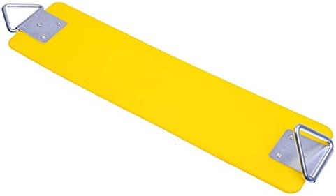 YueYueZou Heavy Duty Swing Seat with Metal Triangular Buckle Yellow