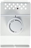 Cadet 8734 White Double Pole Built In Baseboard Thermostat,