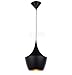 Metal Shade Fat Pendant Lamp Black