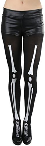 ToBeInStyle Women's Skeleton Print Tights
