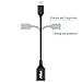 USB C to USB A 3.0 Adapter USB A to USB C Adapter Type C to USB A Thunderbolt 3 to USB 3.1 Female Adapter OTG Cable for MacBook Pro 2017 2016 More Black