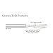 Rada Cutlery Granny Fork – Made From Stainless Steel With Brushed Aluminum Handle, 7-3/4 Inches