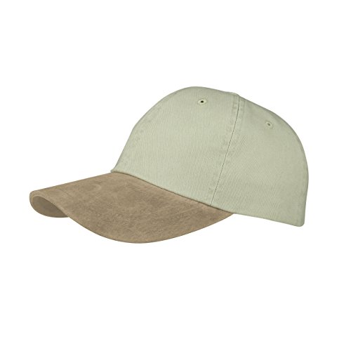Suede Bill Denim Cap