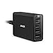 Anker 5-Port Desktop Usb Charger with PowerIQ Technology, 40-Watt, Black
