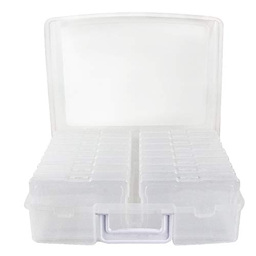 Novelinks Photo Case 4" x 6" Photo Box Storage 16 Inner Photo Keeper