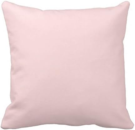 Pastel Pink Throw Pillow Case 18 x 18 Inches