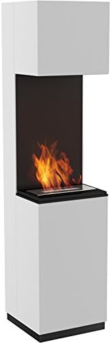 Kratki BioFireplace Ethanol Fireplace Decorative Table Fireplace Sierra White