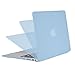 MOSISO Compatible with MacBook Air 13 inch Case Old Version 2010-2017 Release (Models: A1466 & A1369), Plastic Hard Shell Case & Keyboard Cover Skin, Airy Blue