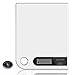 Letsfit Digital Kitchen Scale, Food Scale Grams and Ounces, Ultra Slim Size, Large Capacity 11lb 5kg, Battery Included