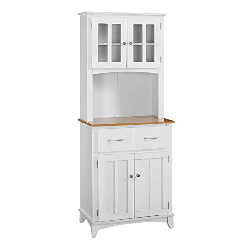 Home Source Brook Microwave Stand (White)