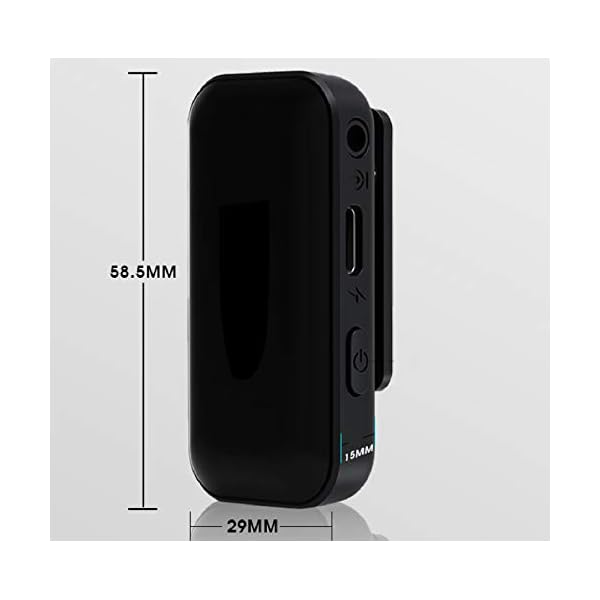 Wireless Mikrofon, Funkmikrofon UHF (Mit Sender Und EmpfäNger), Wireless Microphone Beruf Lavalier 60m ÜBertragung… – Bild 8