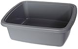YBM Home Dish Pan Plastic (Height 5'3/4 Inch Width 11 Inch Length 13 Inch) Colors May Vary Ba430