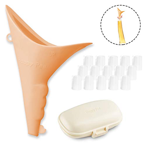 MattiSam Portable Female Urination Device, Discreet Reusable Urinal Funnel | Free Carrying Case, Disposable Urine Bags | Lets You Pee Standing Up, Leakproof, Ideal for Camping, Outdoor, Pregnant Women - Thumbnail 7