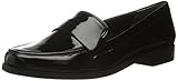 Franco Sarto Women's L-Valera Penny Loafer, Black, 7.5 M US