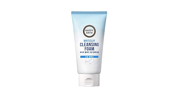 white clay deep cleansing foam