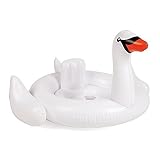 Sunnylife® Baby Swan, Durable, Safe, Fun, Comfortable, PVC Inflatable Pool Float- Puncture Repair Kit Included
