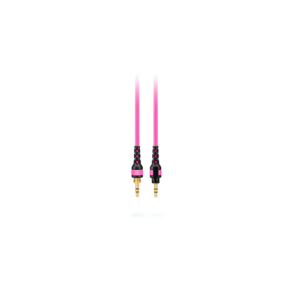 RØDE NTH-Cable for NTH-100 Headphones, 2.4m / 8ft Long, 3.5mm Male to Male High-Quality Audio Cable With ¼-inch Adaptor Included (Pink) — image 1