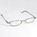 Ultra Slim Polished Full Frame Lightweight Unisex Men Women Eyewear Reading Glasses w/ Portable Aluminum Pen Clip Tube Case (+1.00, Gunmetal frame)