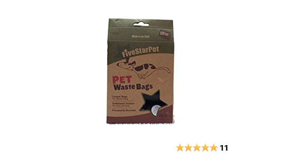 five star pet waste bags